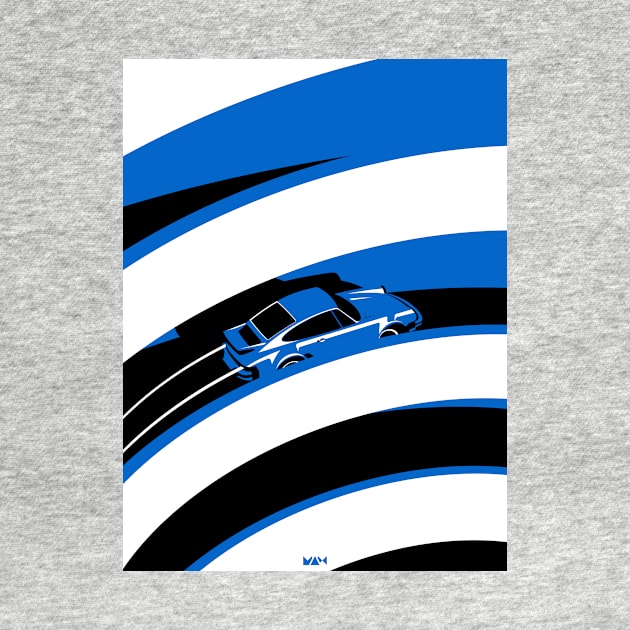 911 Stairway to Heaven (Blue) by Atelier de l'Automobile